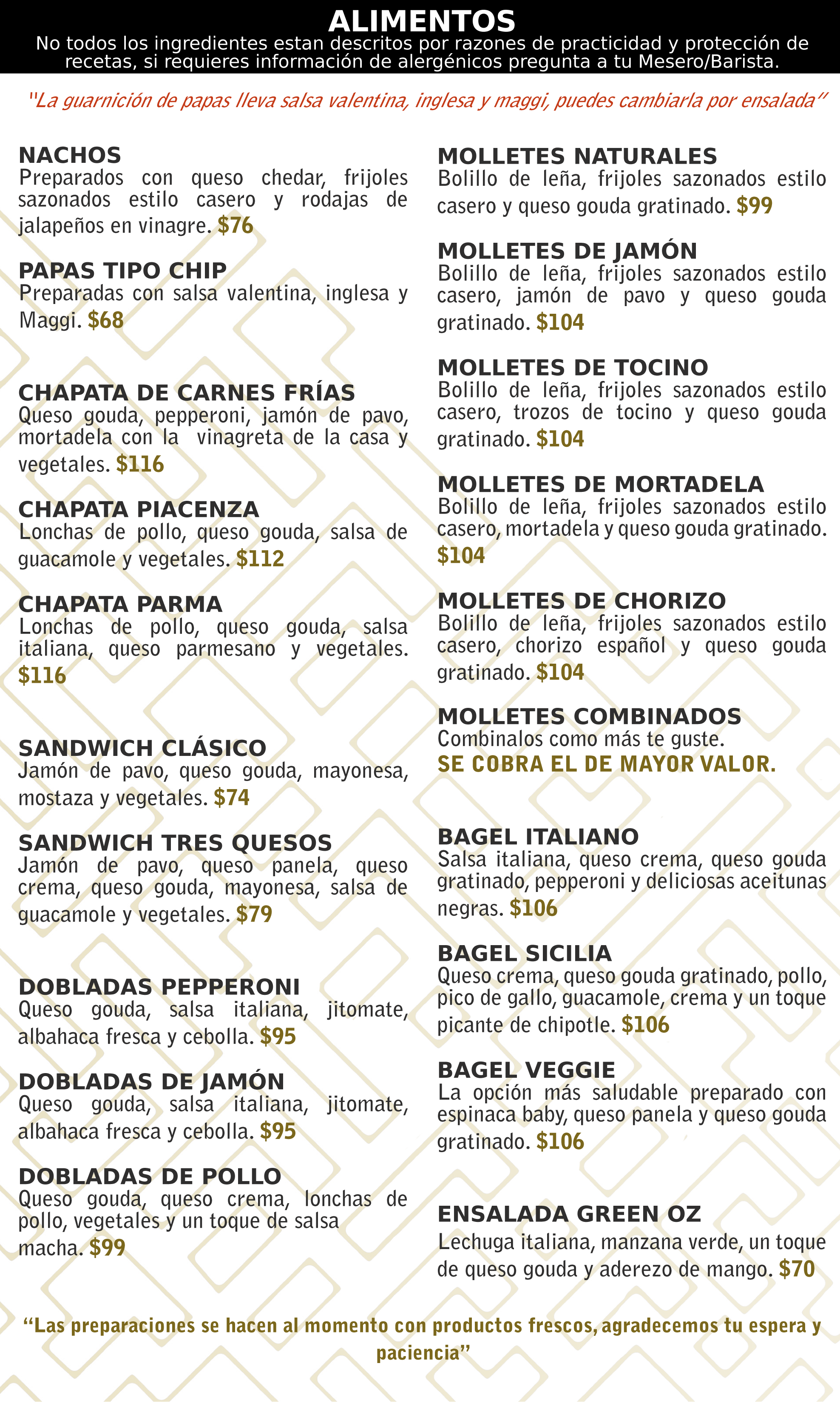 una buena opcion para el hambre